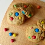 Chewy M&M Cookies