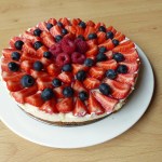 No Bake Cream Cheese Pie with Fresh Fruit