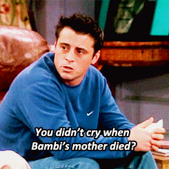 joey cry bambi gif
