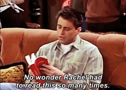joey reading gif