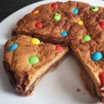chocolate chip nutella cookie pie