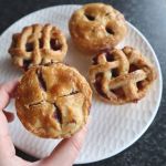 mini apple and blueberry pies
