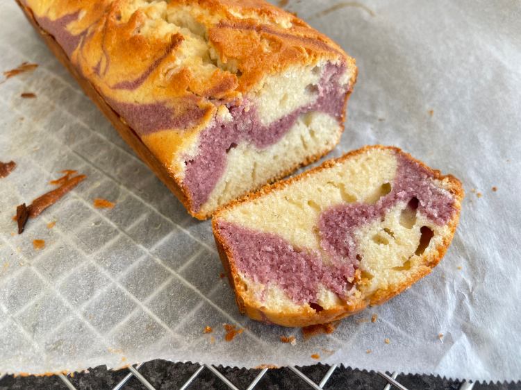 Raspberry Cardamom Marble Cake 2